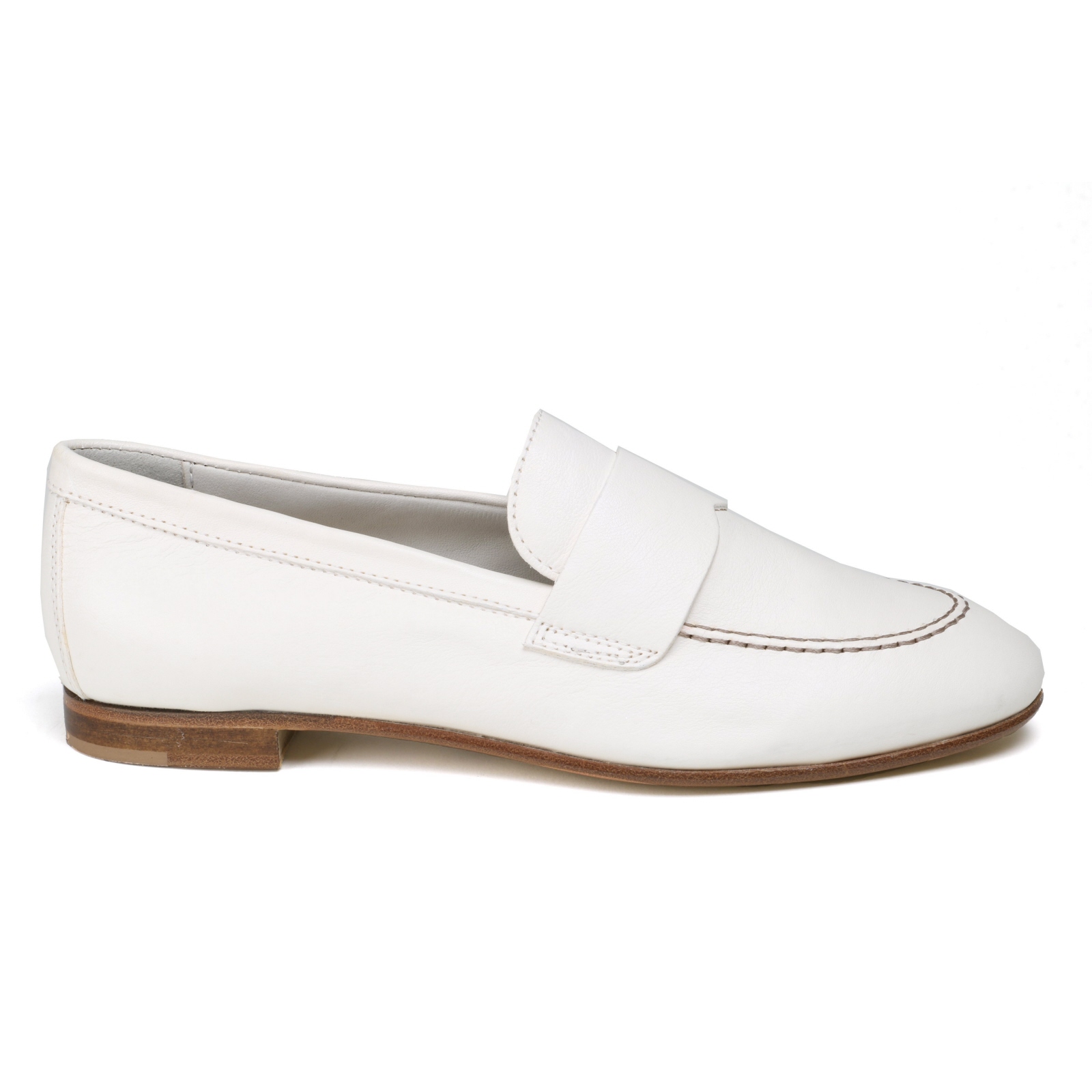 Damen Slipper Attilio Giusti Leombruni Klassik weiss Glattleder NEU Gr.39,5 Damen Slipper Attilio Giusti Leombruni Klassik weiss Glattleder NEU Gr.39,5